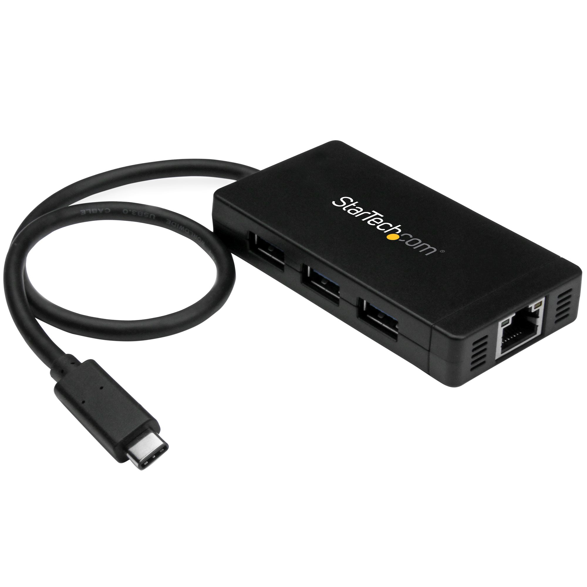 StarTech.com 3 Port USB 3.0 Hub with USB-C and GbE StarTech.com — view 2
