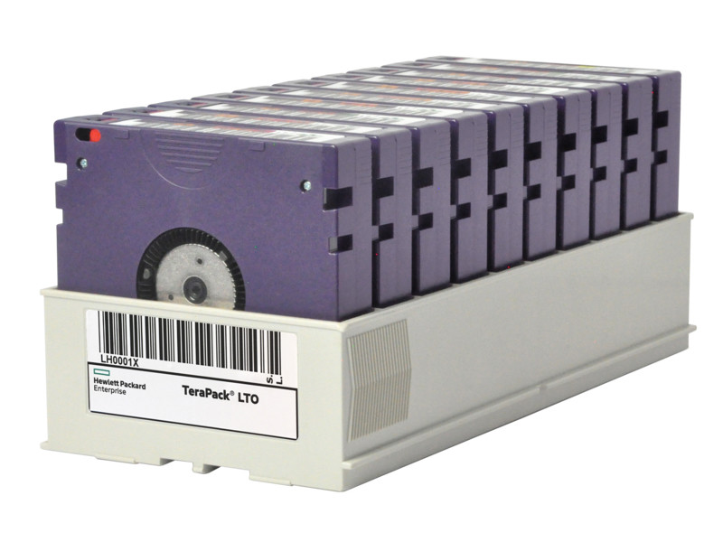 Hewlett Packard Enterprise LTO-6 BaFe Cust Cert Terapack Tapes 10PK Hewlett Packard Enterprise — view 2