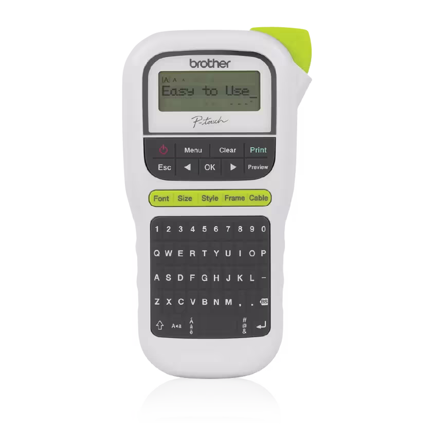 BROTHER PTH110 PTOUCH DURABLE LABEL MAKER WHITE BROTHER — view 2