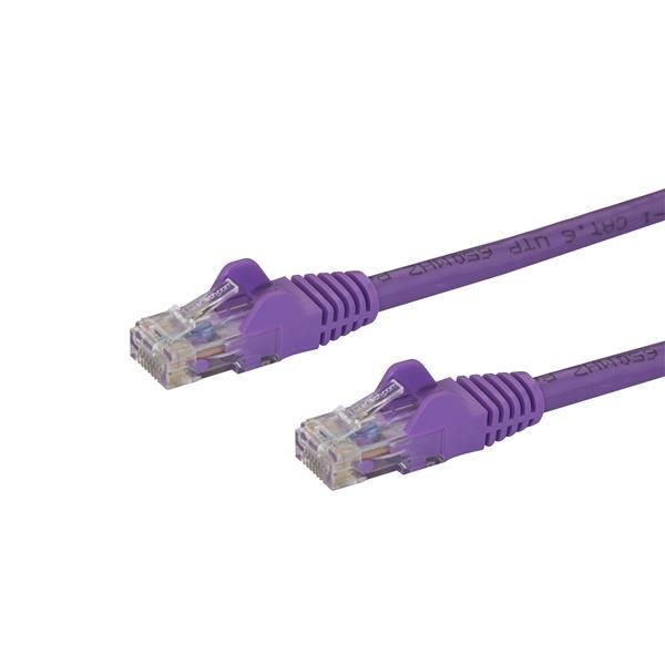 StarTech.com 0.5m Purple Snagless Cat6 Patch Cable StarTech.com — view 2