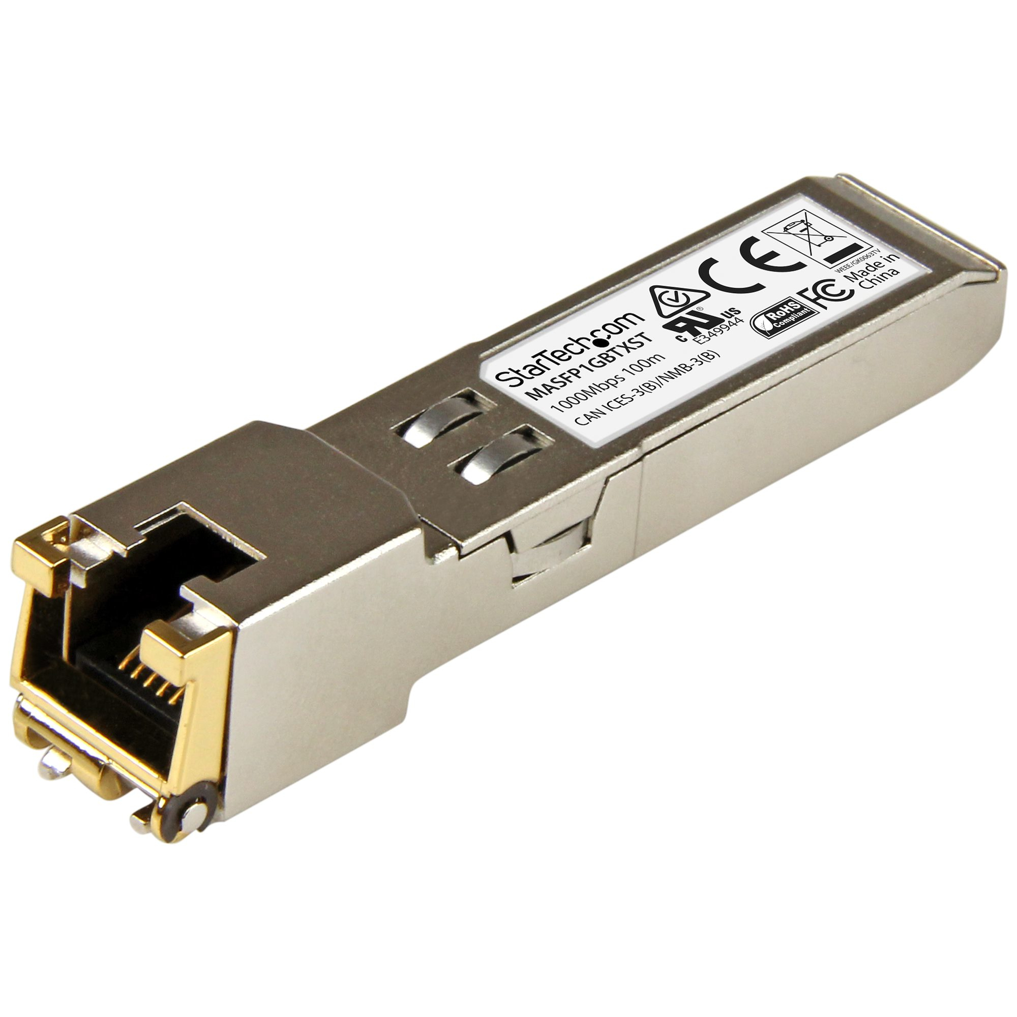 StarTech.com MA-SFP-1GB-TX 1000Base-T SFP Transceiver StarTech.com — view 1