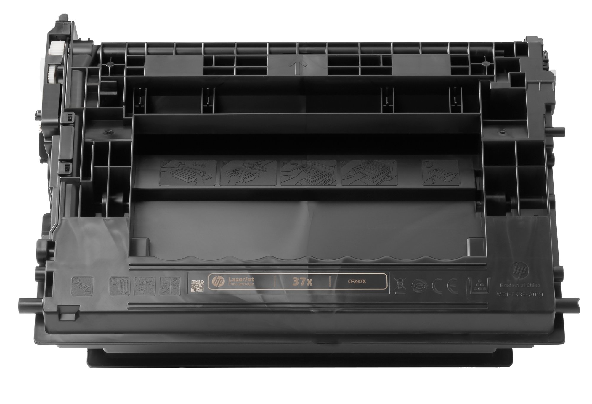 HP 37X Black LaserJet Toner Cartridge. HP — view 2