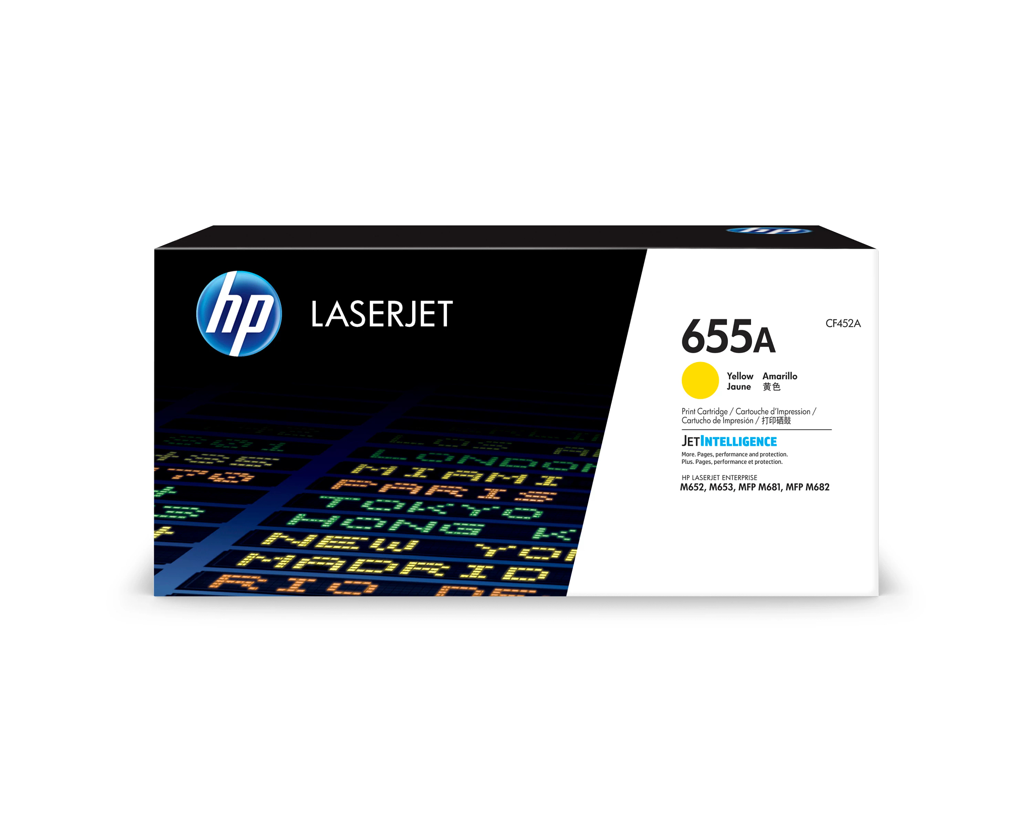 HP 655A Yellow LaserJet Toner Cartridge HP — view 2