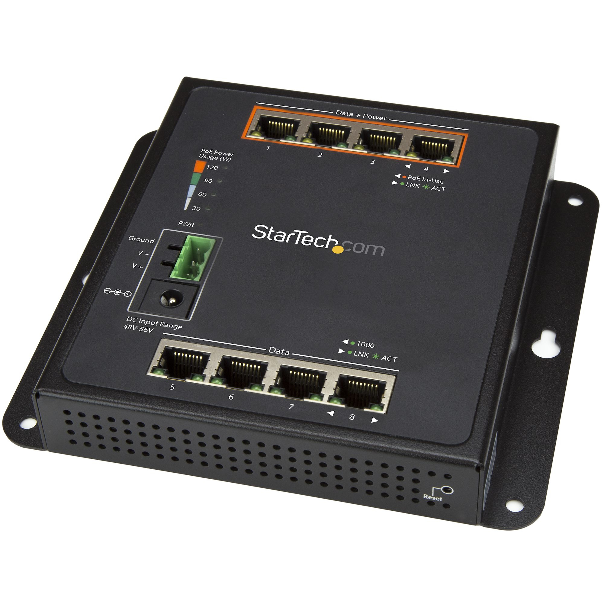 StarTech.com GbE Switch - 8-Port (4 PoE+) - Managed StarTech.com — view 2