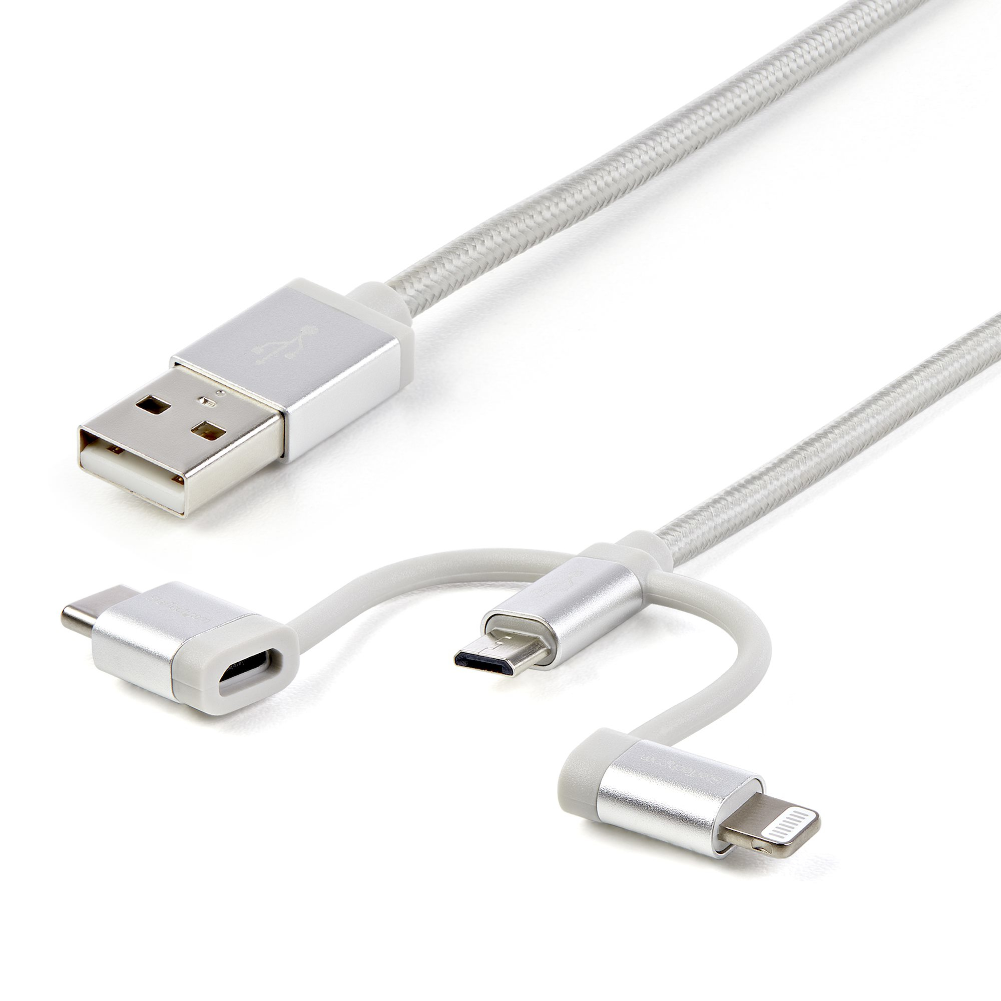 StarTech.com 1m Lightning USB-C Micro-B to USB Cable StarTech.com — view 2