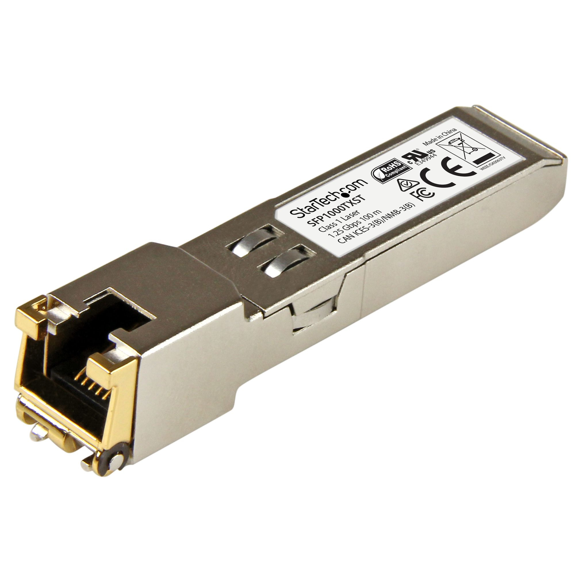 StarTech.com MSA Compliant 1000Base-TX SFP - Copper StarTech.com — view 2