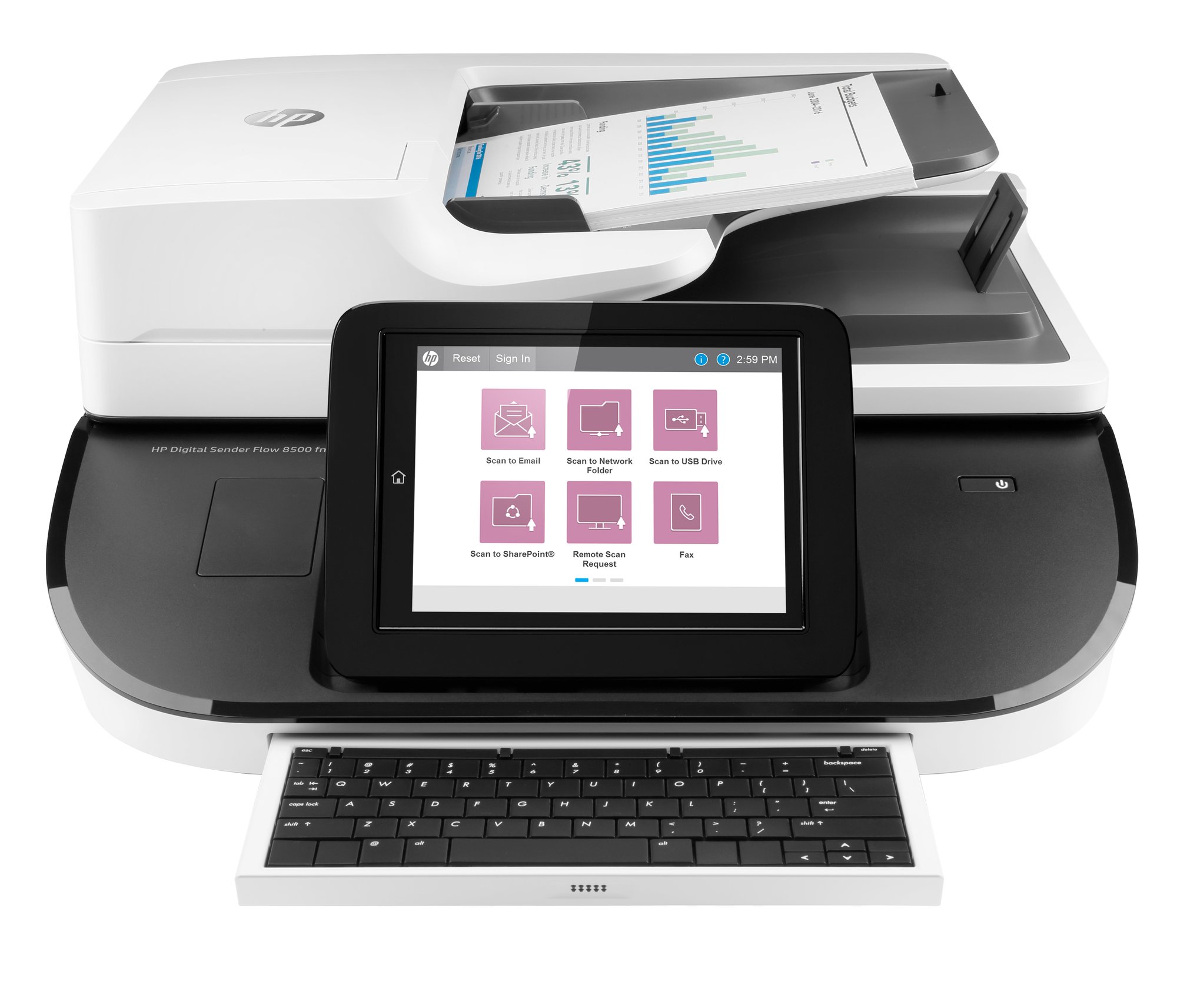 HP Digital Sender Flow 8500 fn2 Scanner HP — view 2