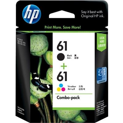 HP 61 BLACK / TRI-COLOR COMBO PACK INK C HP — view 2