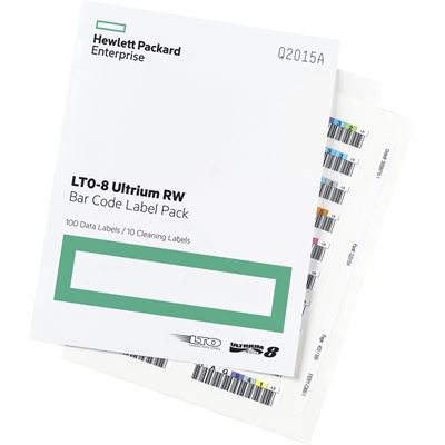 Hewlett Packard Enterprise HPE LTO-8 30TB RW Bar Code Label Pack Hewlett Packard Enterprise — view 2
