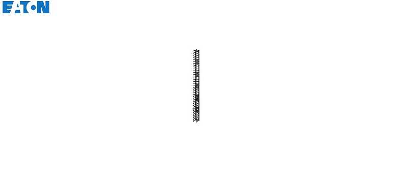 EATON Vertical Cable Manager (2U width) EATON — view 1
