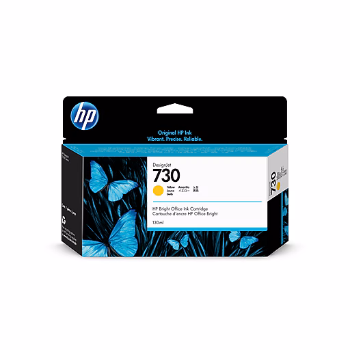 HP 730 130-ml Yellow DesignJet Ink HP — view 2