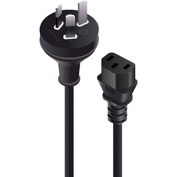 ALOGIC 0.5M AUS 3PIN MAINS PLUG TO IEC C13 MTOF ALOGIC — view 2