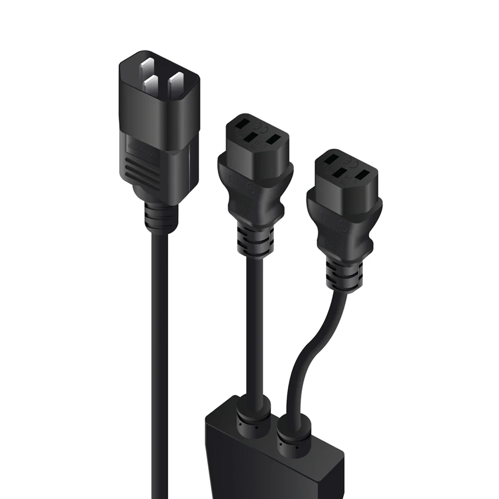 ALOGIC 2M Y SPLITTER PWR CBL IEC C14(M)-C13(F) ALOGIC — view 2