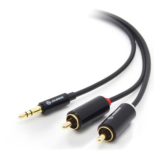ALOGIC PREMIUM STEREO AUDIO TO 2XRCA STEREO BLK ALOGIC — view 2
