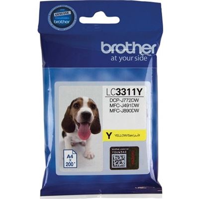 BROTHER LC3311Y INK CARTRIDGE YELLOW BROTHER — view 2