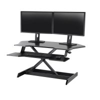 ERGOTRON WORKFIT CORNER SIT-STAND DESK BLACK ERGOTRON — view 2