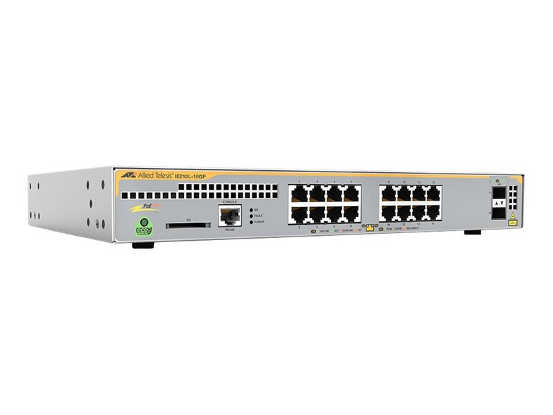 ALLIED TELESIS L2 IE 16*10/100/1000POE+ 2*SFP ALLIED TELESIS — view 2