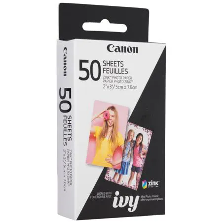 CANON ZINK PHOTO PAPER FOR MINI PRINTER 50PK CANON — view 2