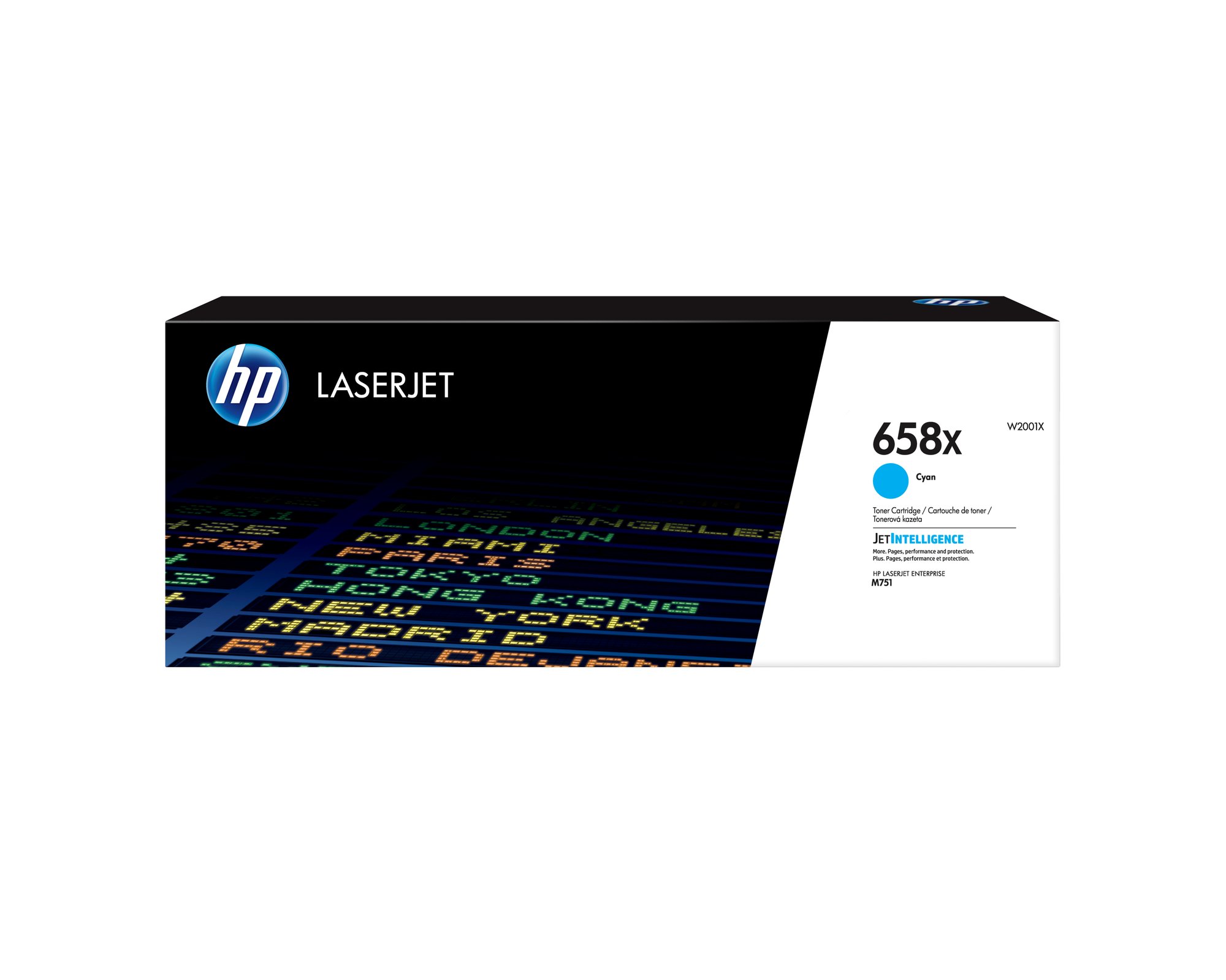 HP 658X CYAN LASERJET TONER CARTRIDGE HP — view 2