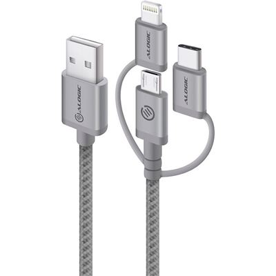 ALOGIC 30CM 3-IN-1 CABLE SPACE GREY ALOGIC — view 2