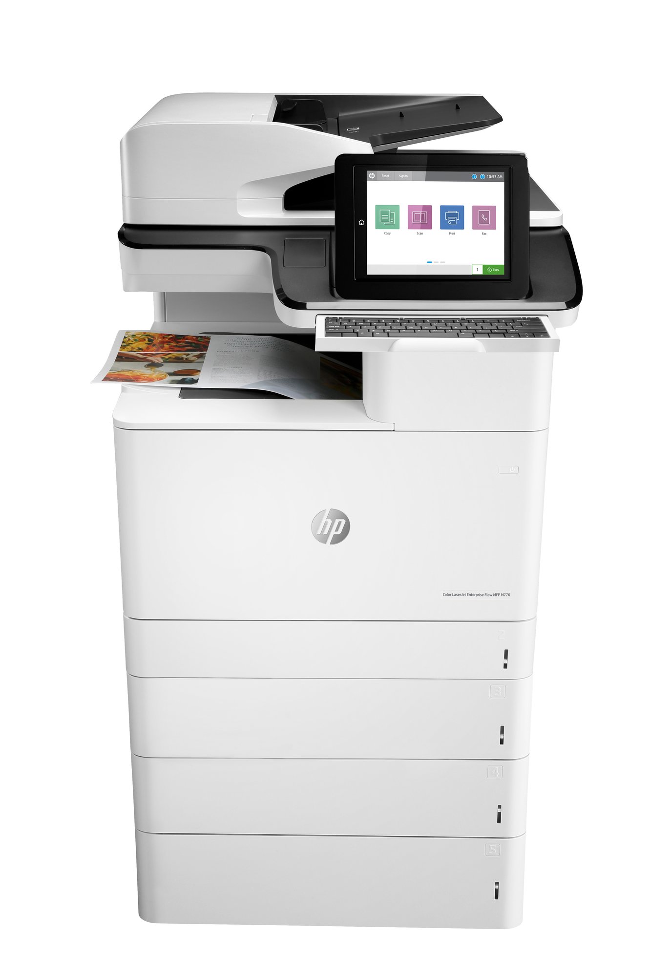 HP Color LaserJet Enterprise Flow MFP M776z HP — view 2