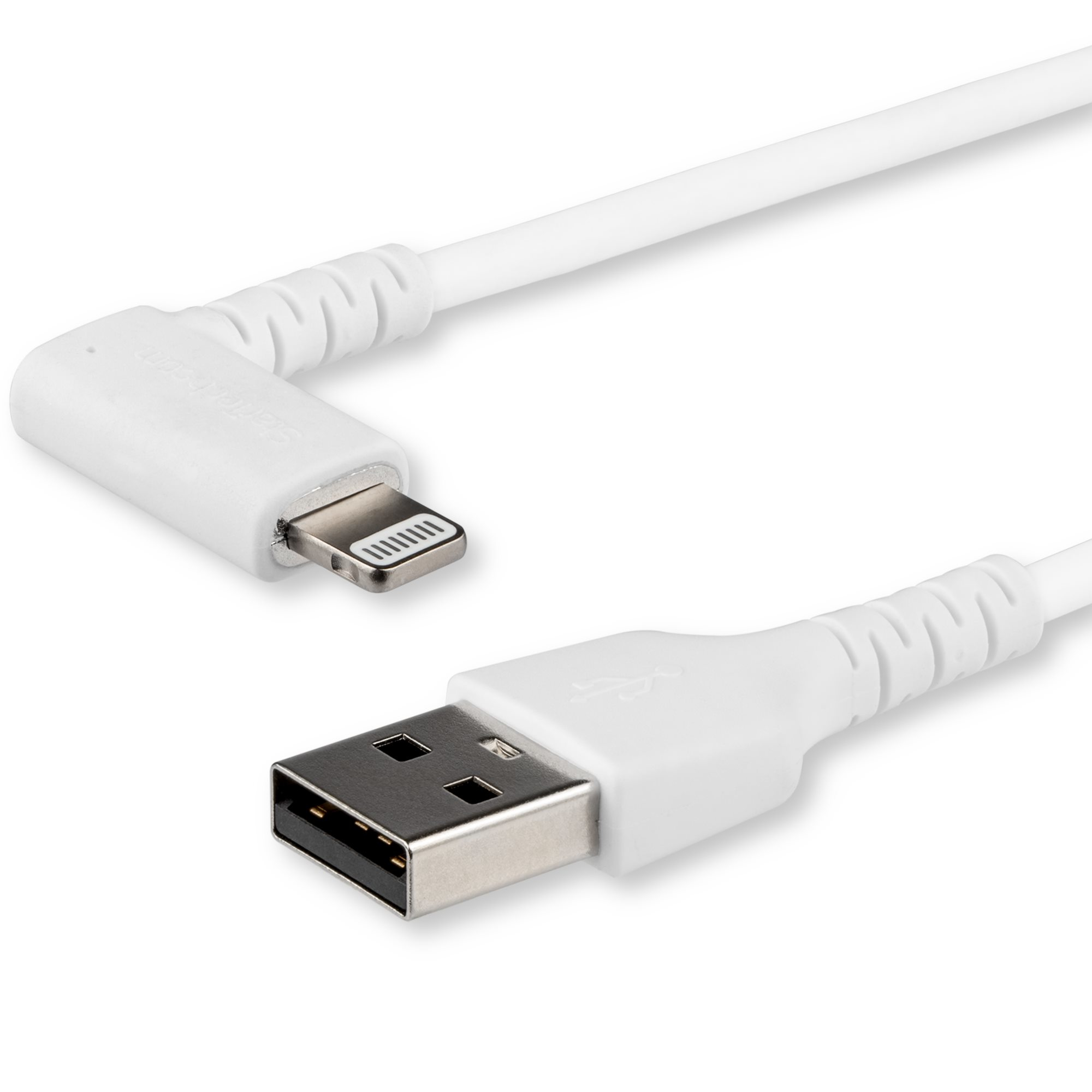 StarTech.com Cable - White Angled Lightning to USB 2m StarTech.com — view 2