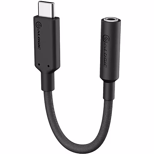 ALOGIC ELEMENTS PRO USB-C TO 3.5MM ADAPTER BLK ALOGIC — view 2