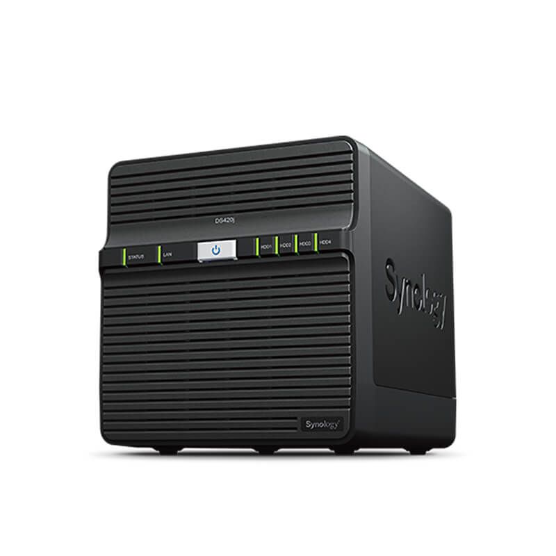 SYNOLOGY DS420J 4BAY 1.4 GHZ QC 1GB DDR4 1X GBE SYNOLOGY — view 2