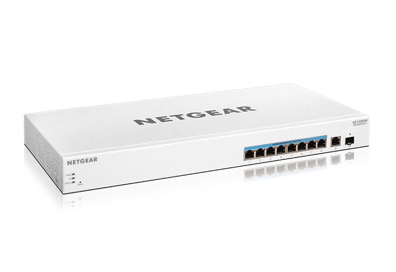 NETGEAR 10-PORT ULTRA60 POE++ GIGABIT SMART NETGEAR — view 2