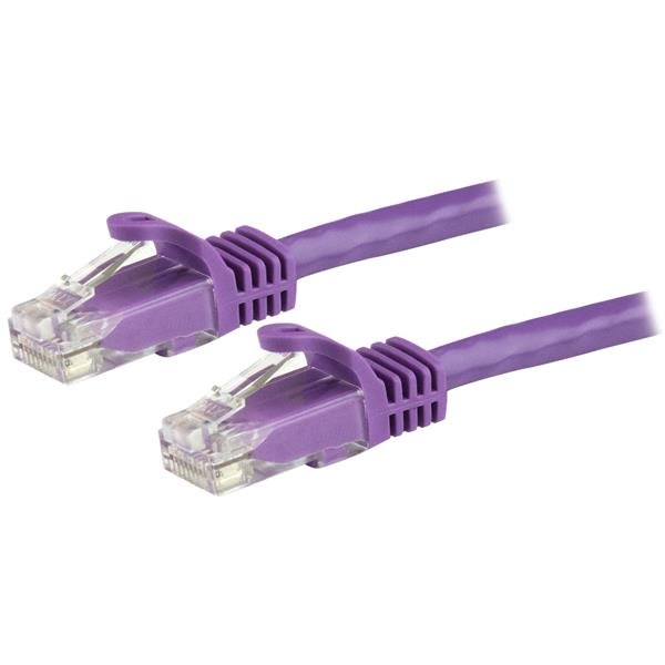 StarTech.com Cable - Purple CAT6 Patch Cord 7.5 m StarTech.com — view 2