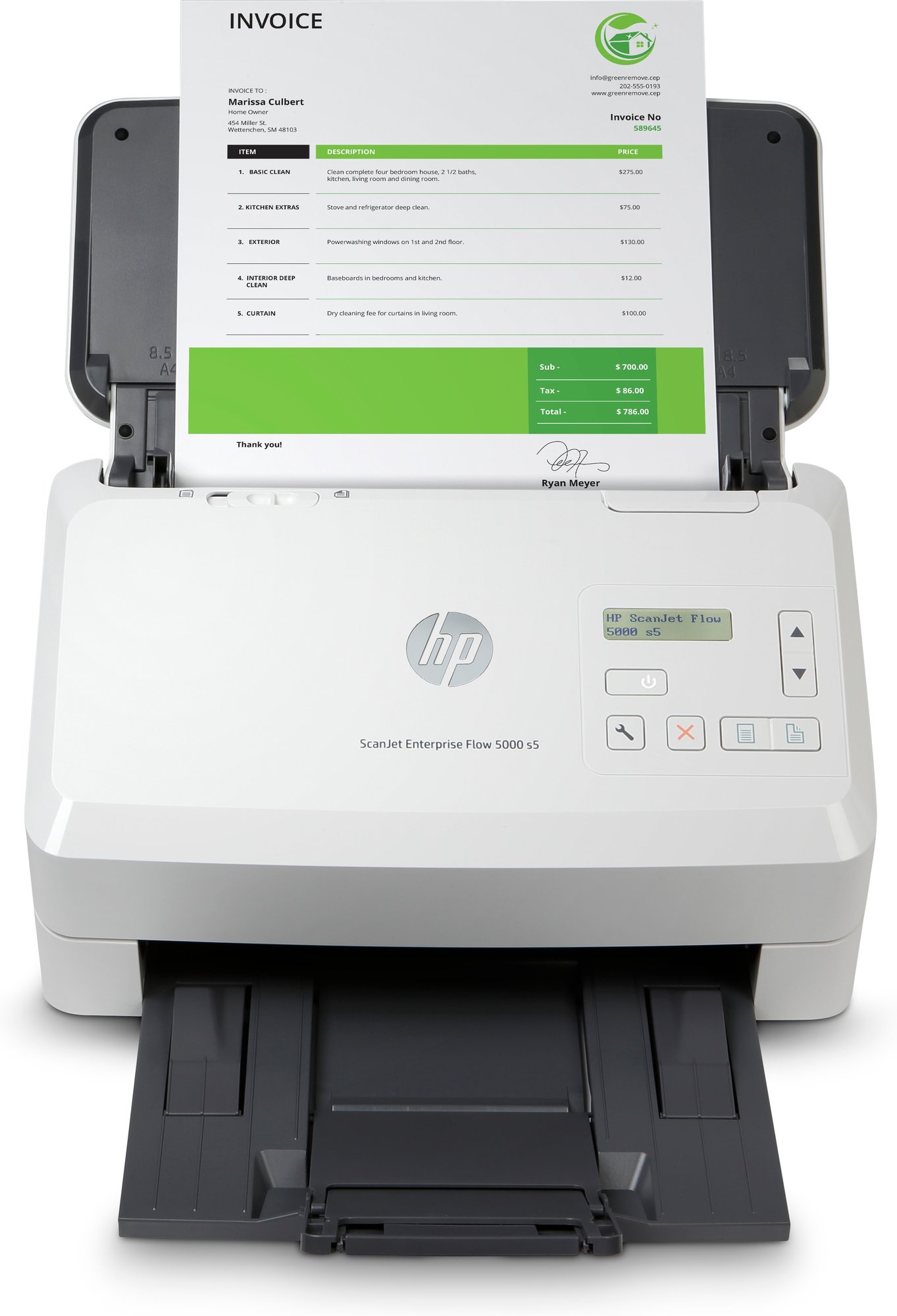 HP ScanJet Enterprise Flow 5000 s5 HP — view 2