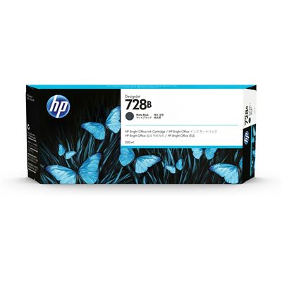 HP 728B 300ml Matte Black Ink Cartridge HP — view 2