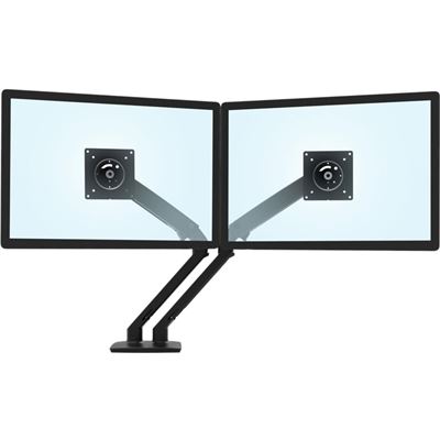 ERGOTRON MXV DESK DUAL MONITOR ARM MATTE BLACK ERGOTRON — view 2