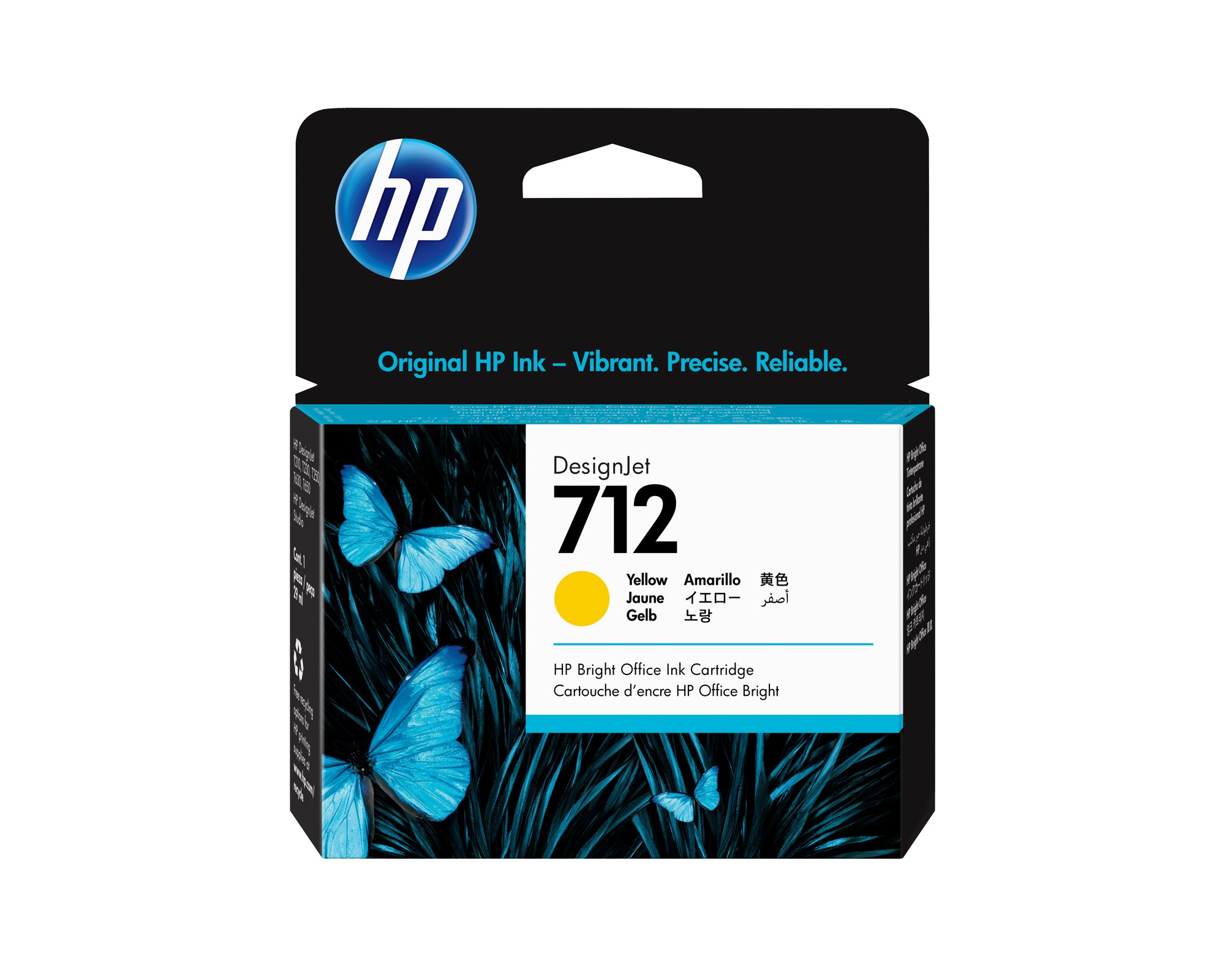 HP 712 29-ml Yellow DesignJet HP — view 2
