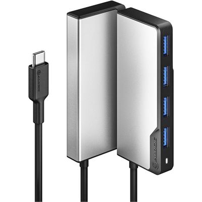 ALOGIC USB-C FUSION SWIFT 4-IN-1 HUB SPACE GREY ALOGIC — view 2
