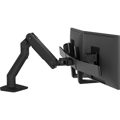 ERGOTRON HX DESK DUAL MONITOR ARM MATTE BLACK ERGOTRON — view 1