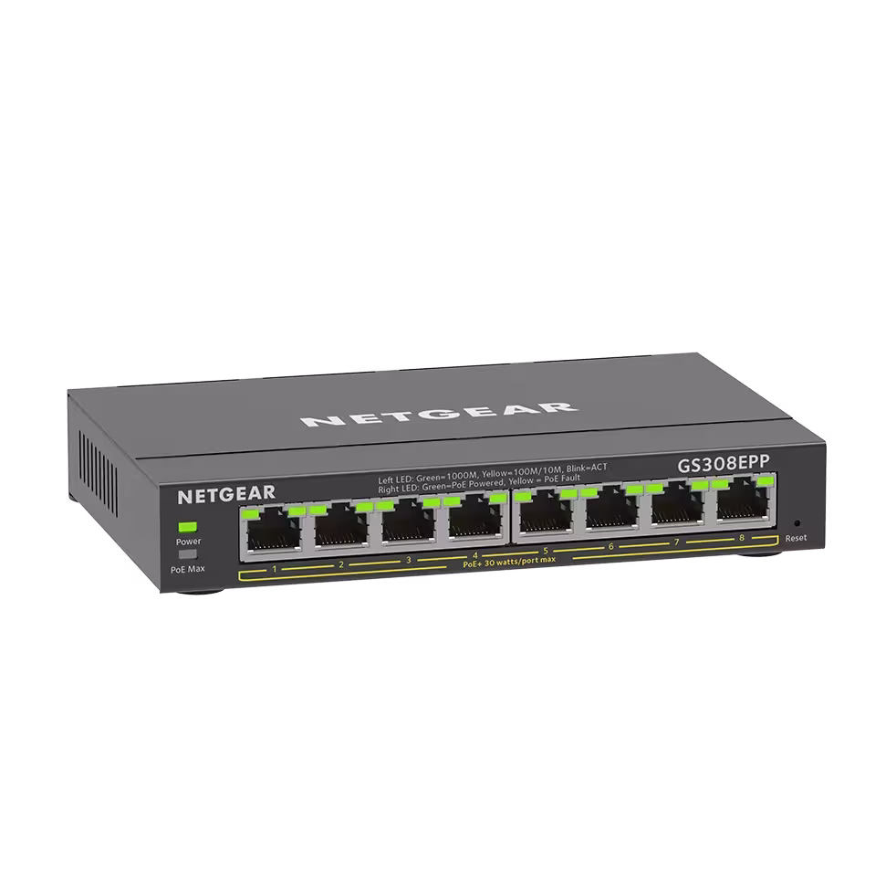 NETGEAR SOHO 8 PORT POE HP GB SMRT MGD PLUS SWTC NETGEAR — view 2
