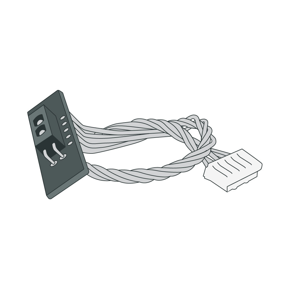 ZEBRA Kit Upper Media Sensor (moveable gap ZEBRA — view 1