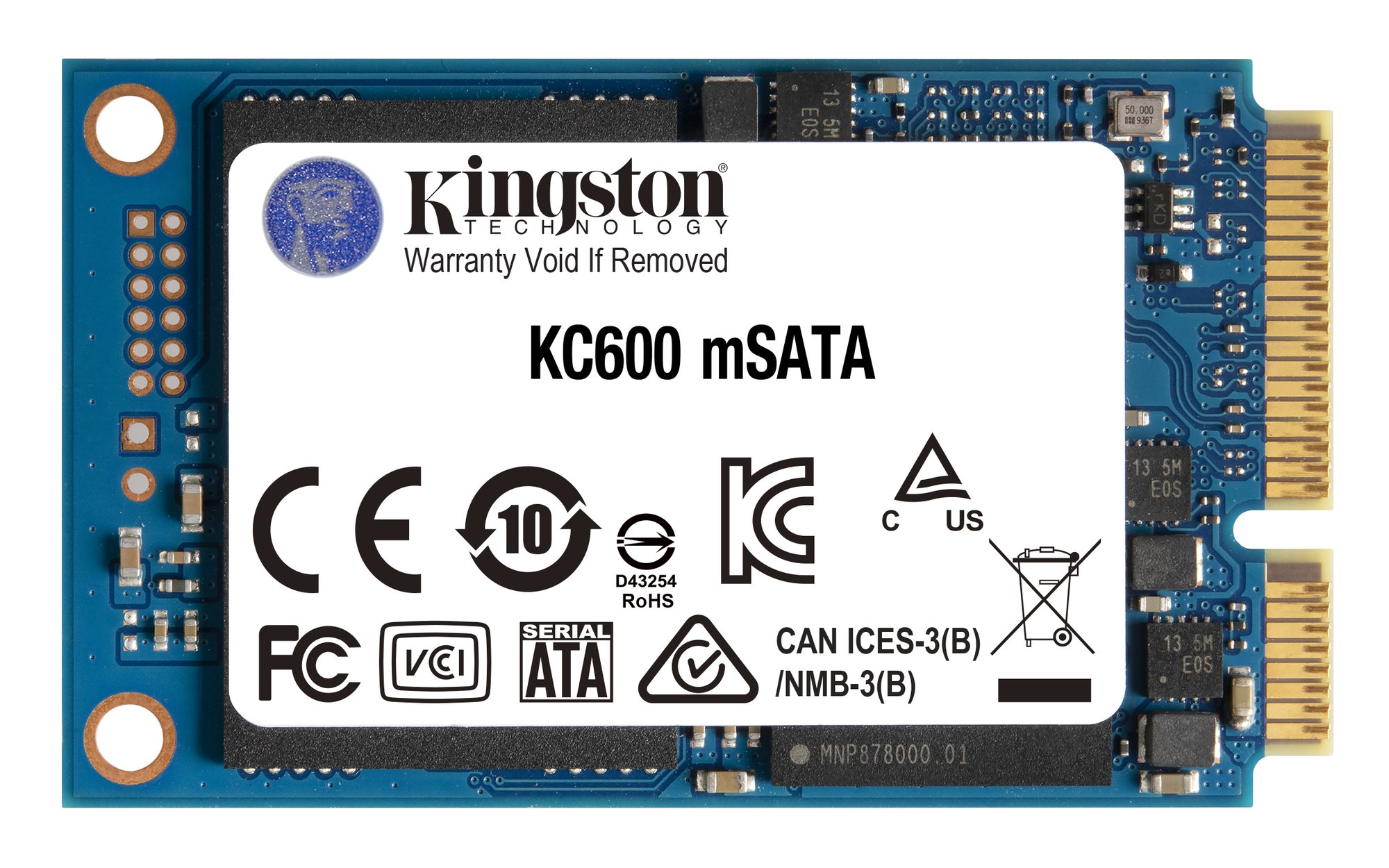 KINGSTON 256GB KC600MS SATA3 mSATA SSD ONLY DRIVE KINGSTON — view 2