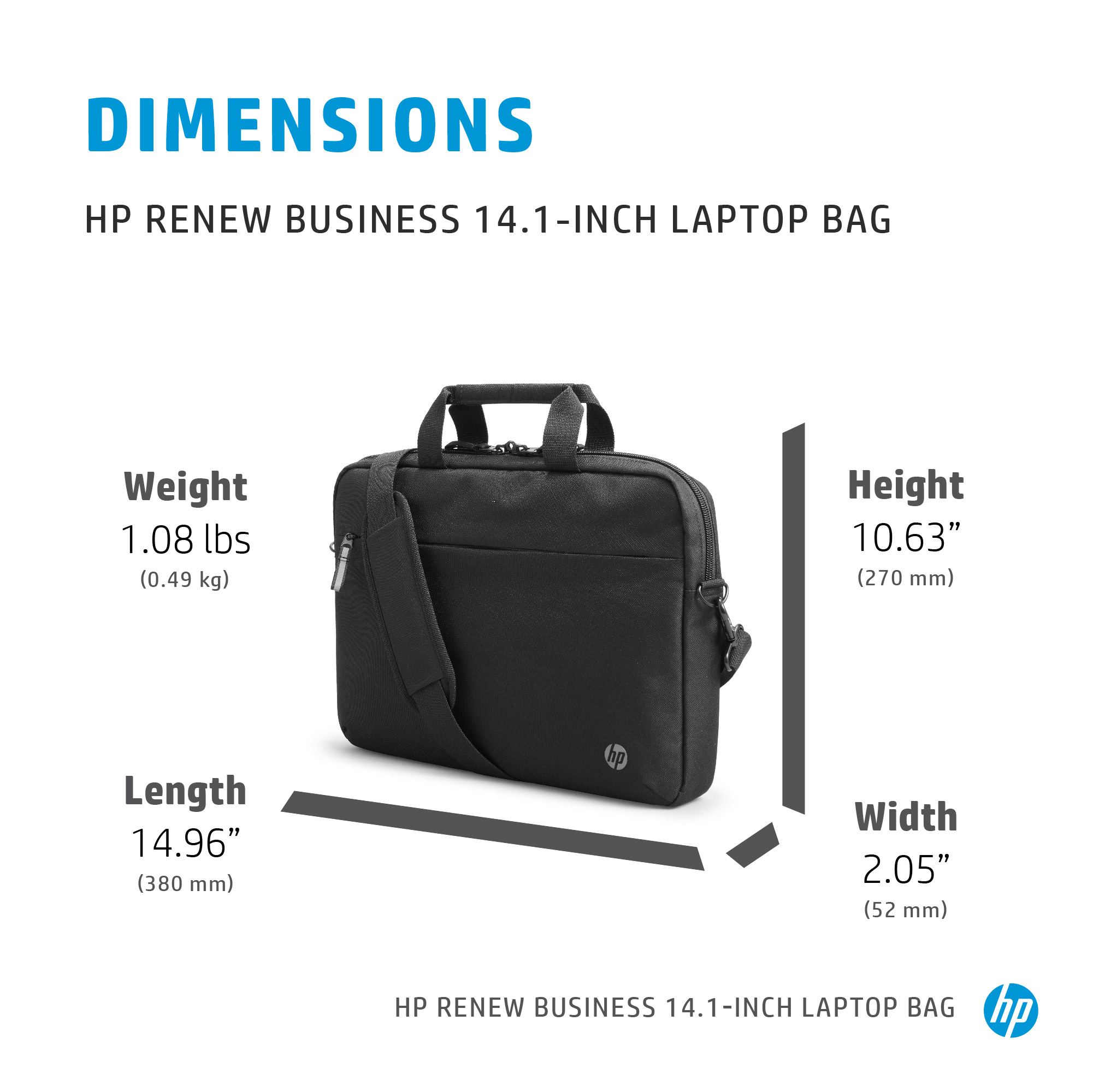 HP Rnw Business 14.1 Laptop Bag HP — view 5