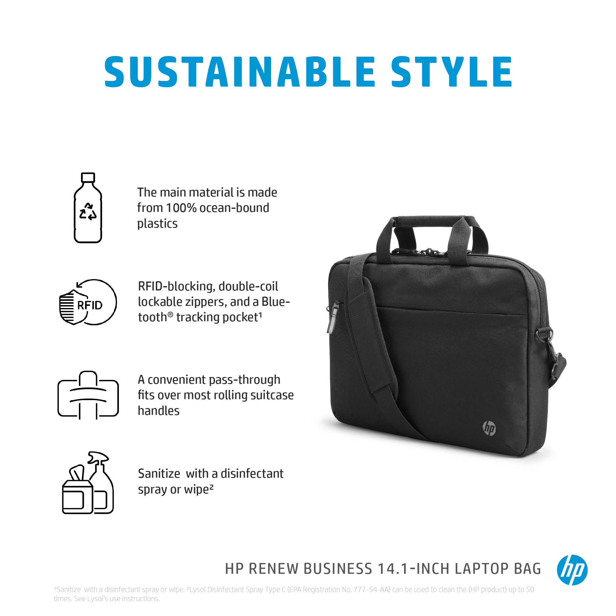 HP Rnw Business 14.1 Laptop Bag HP — view 6