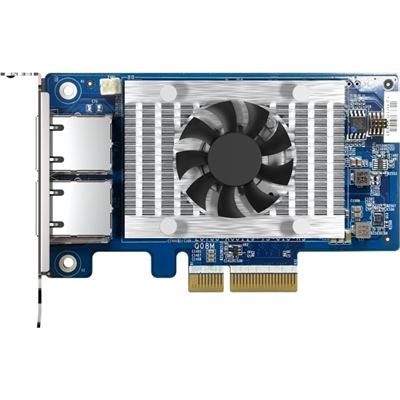 QNAP 2port 10GBASE-T 10GbE NWExpcard Intel x4 QNAP — view 2