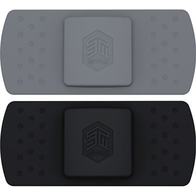 STM STICKAIR-AIRTAG/TILE CASE 2PK-BLACK/GREY STM — view 2