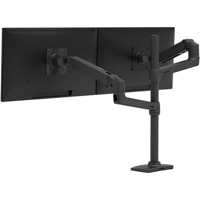 ERGOTRON LX Dual Stacking Arm Tall Pole Matte Bla ERGOTRON — view 2