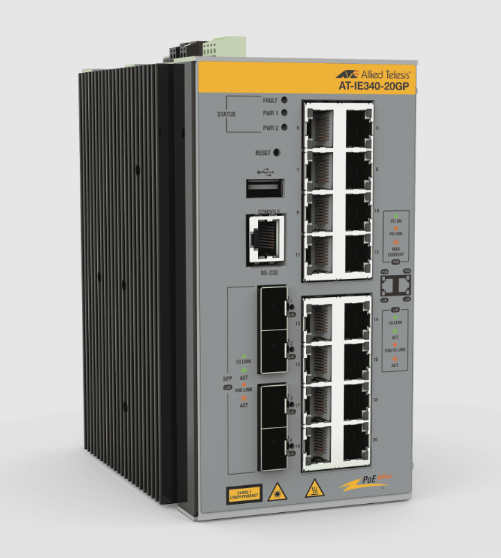 ALLIED TELESIS IE340 16PORT POE+ LAYER 3 GB ALLIED TELESIS — view 2