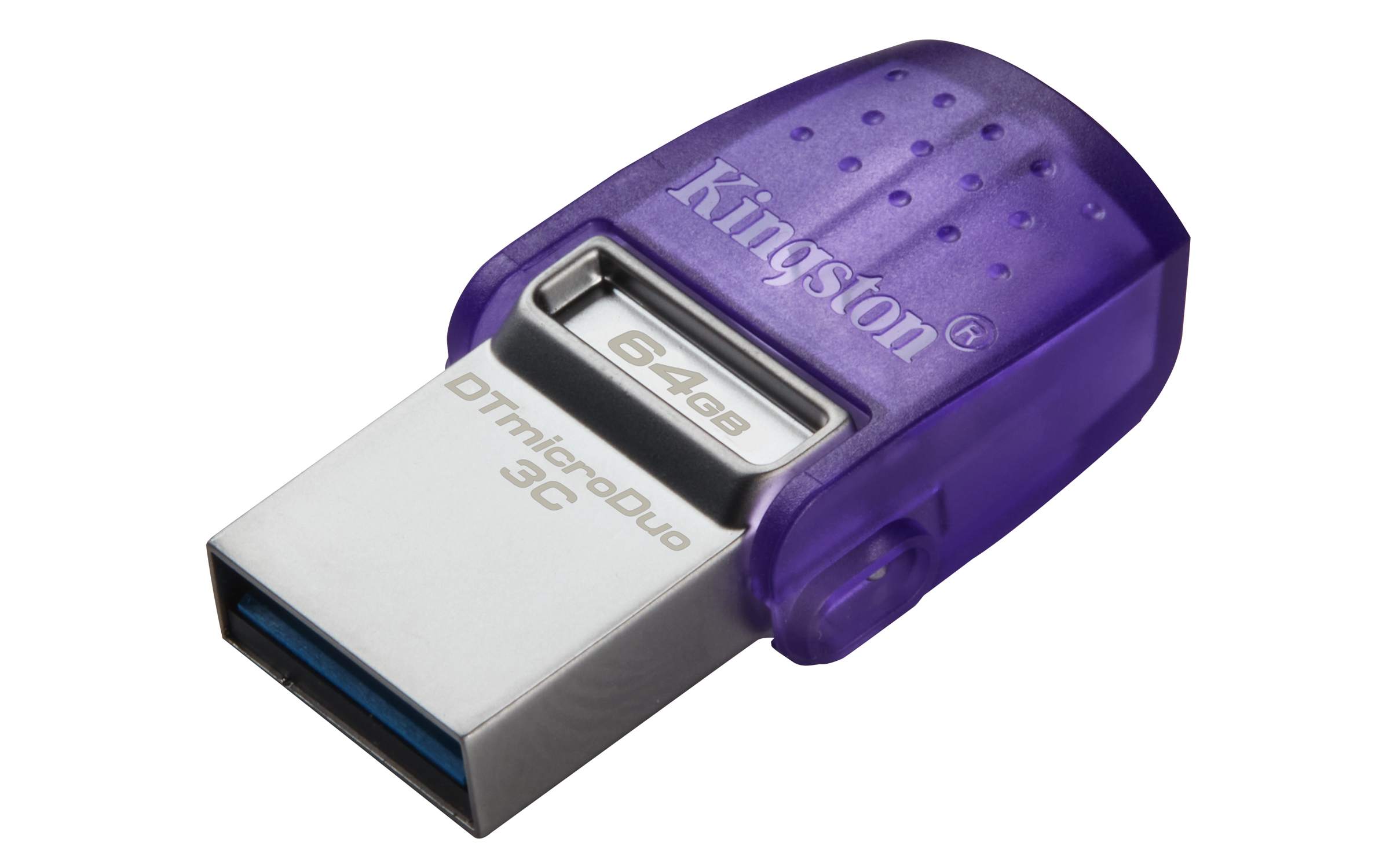 KINGSTON 64GB DT MICRODUO 3C 200MB/s DUAL USB-A + KINGSTON — view 2