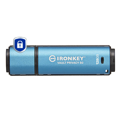 KINGSTON 128GB IRONKEY VAULT PRIVACY 50 AES-256 KINGSTON — view 2