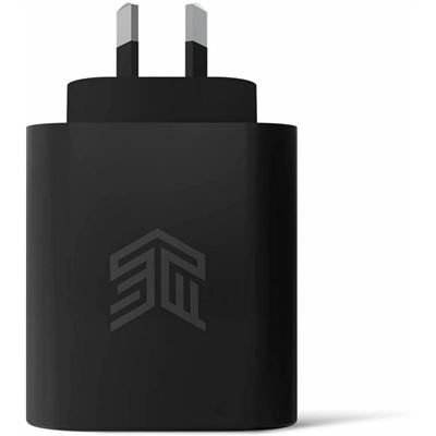 STM 65W POWER ADAPTER (1 USB-C/1 USB-A) BLK STM — view 2