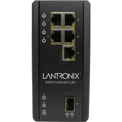 LANTRONIX HARDENED UNMANAGED SWITCH 4-PORT GE POE LANTRONIX — view 2
