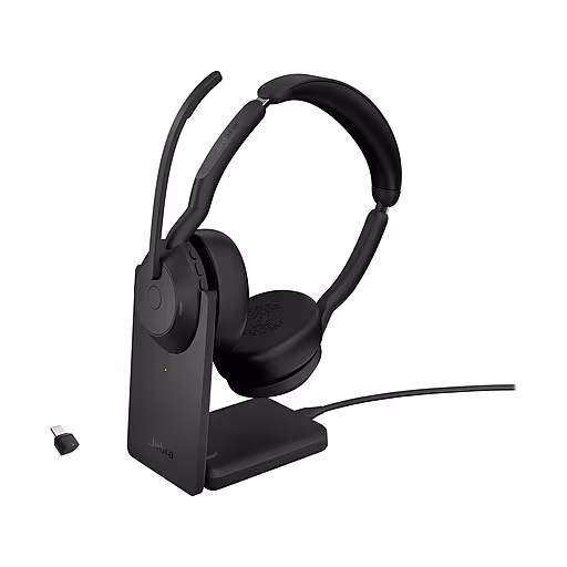 JABRA Evolve2 55 UC Stereo USB-C w stand JABRA — view 2